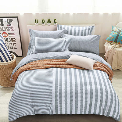 Confección personalizada de ropa de cama con rayas de hilo teñido de placas Confección personalizada de almohadillas Sí