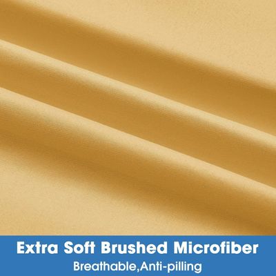 No hay relleno de lujo bordado fundas de almohada para el dormitorio extra suave cepillado microfibra libre de arrugas desvanecerse