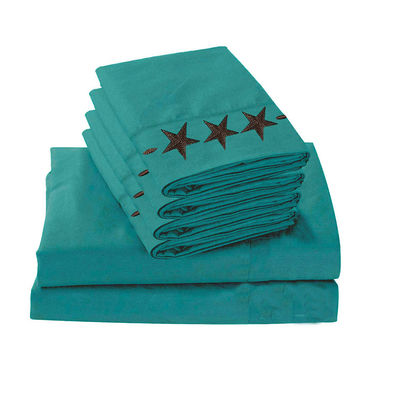 Western Peak 6pcs de bordado de la hoja de la estrella de juego lavable en lavadora 100% poliéster