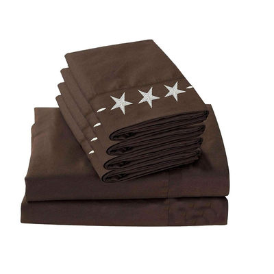 Western Peak 6pcs de bordado de la hoja de la estrella de juego lavable en lavadora 100% poliéster