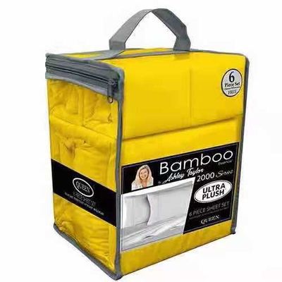 Estándares Nacionales Calidad de la resistencia al color Bambú Serie 2200 Hoja de microfibra cepillada Conjunto 6pcs