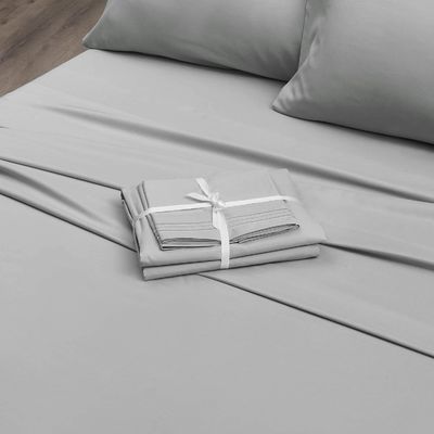 Transforma tu habitación de los niños en un refugio acogedor con 4 PCS 3 líneas de bordado de sábanas de cama