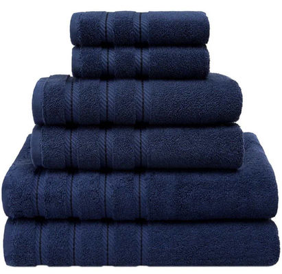 Toallas de algodón muy absorbentes y suaves de punto 3pcs para sus necesidades de baño