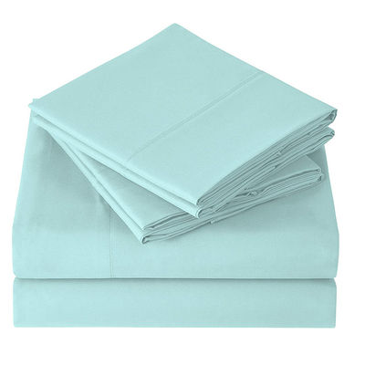 Conjunto de ropa de cama de microfibra súper suave de 6 PC resistente a las arrugas y a la decoloración para bolsillo profundo de 14'