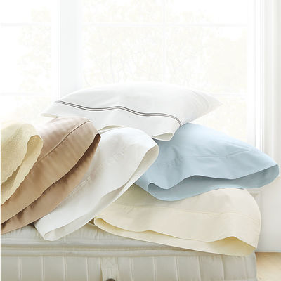 Set de ropa de cama para niños 100% de poliéster bordado con cuerda de rayas sábanas de cama 3pcs y 4pcs