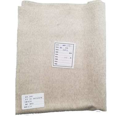 Tejido de traje de mezcla de lana de 90% caliente y duradero para abrigo de otoño e invierno Material de peso 870 g/m