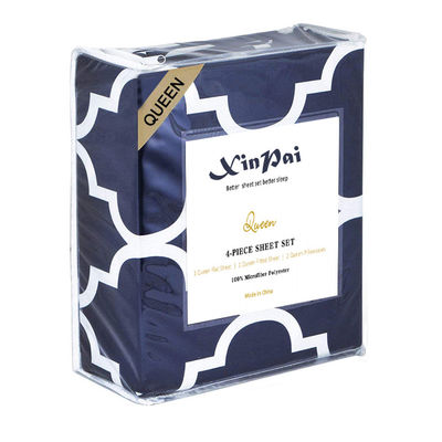 Todo el tiempo 4pcs de impresión con cepillo de hoja de microfibra con 133 * 60 densidad de tela