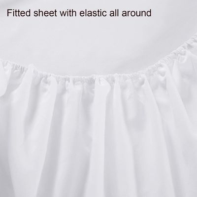3pcs de lujo más suave 1500 cuentas de hilos egipcio sábanas de cama para la ropa de hospital