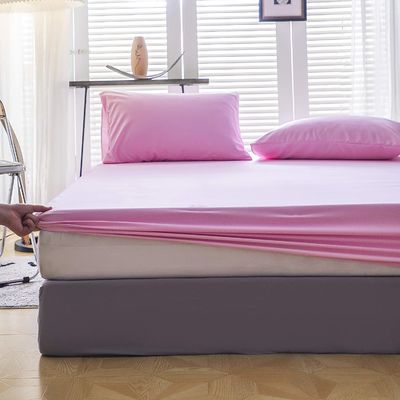Lentes de cama de 3 piezas permeables al aire con 2 fundas para almohadas y un bolsillo profundo de 14 pulgadas