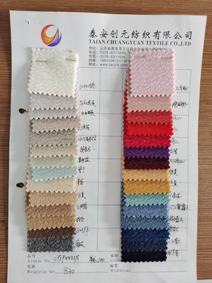 Fabricación personalizada de hilos de bucle teñidos de tejido de lana de algodón de poliéster de tejido mezclado para traje