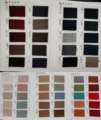 Tejido de lana de malla de un solo lado personalizable para trajes y abrigos informales