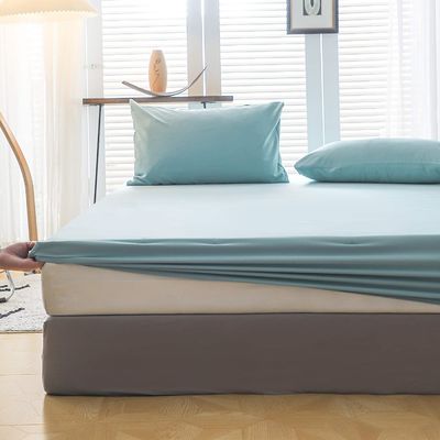 200 cc de ropa de cama de poliéster 1 sábana y 2 almohadillas para una buena noche de sueño