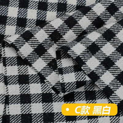 Tejido de lana con patrón de verificación italiano para pantalones de alta calidad de otoño e invierno