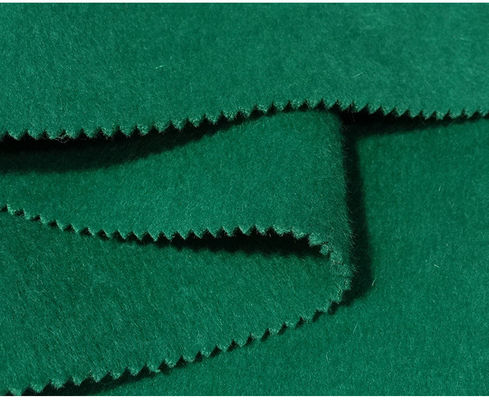 Abrigos de invierno personalizados Tejido de lana 90% Lana 10% Alpaca súper suave de un lado cepillado