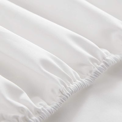 4 piezas 100% de algodón lujoso suave respirable de bolsillo profundo sábanas de cama con portable