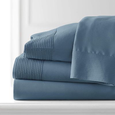Transforma tu dormitorio con el conjunto de sábanas de microfibra pliegada 133 * 60 densidad de tela