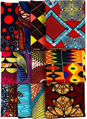 Tejido de cera de algodón para prendas africanas Impresión tradicional africana