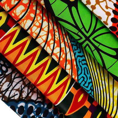 Tejido de cera de algodón para prendas africanas Impresión tradicional africana