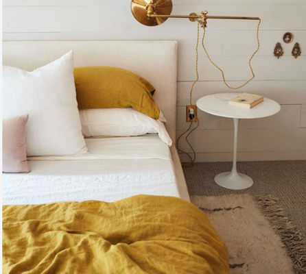 Líneas de lino lavadas puras de ropa de cama de lino europeo personalizable y se puede personalizar