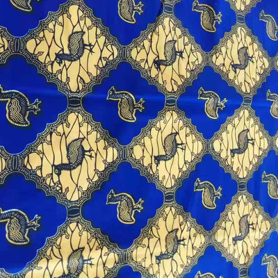 135gm Tejido de cera real Impresiones de cera africana Resistente al agua y para ropa de moda
