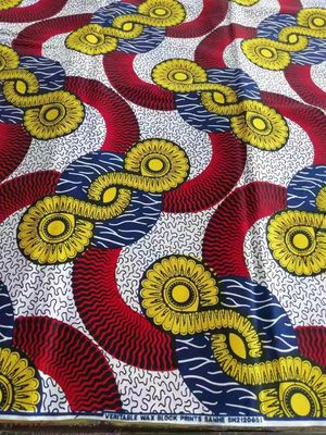 135gm Tejido de cera real Impresiones de cera africana Resistente al agua y para ropa de moda
