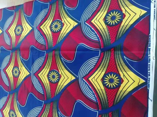 135gm Tejido de cera real Impresiones de cera africana Resistente al agua y para ropa de moda
