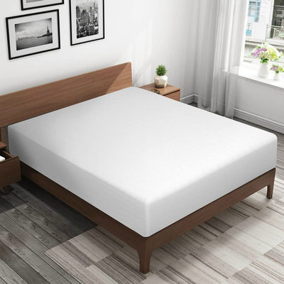Coser hojas de color personalizado 100% de algodón para hojas de cama de bolsillo extra profundo
