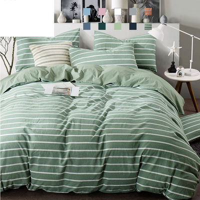 Set de ropa de cama de algodón transpirable y duradero con diseño impreso moderno para un sueño cómodo