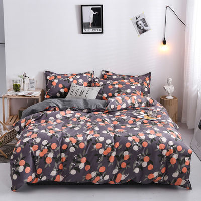 Set de ropa de cama africana para el dormitorio con 300tc de recuento de hilos e impresión de patrones de hojas personalizados