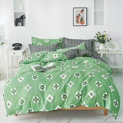 Set de ropa de cama africana para el dormitorio con 300tc de recuento de hilos e impresión de patrones de hojas personalizados