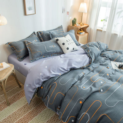 Grado adulto A 100% bambú ropa de cama comodidad conjuntos con patrón de mármol Set de manta de cubierta