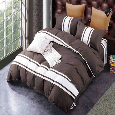 100% de algodón 4 piezas de ropa de cama para el dormitorio dentro del hotel de lujo de todos los tamaños