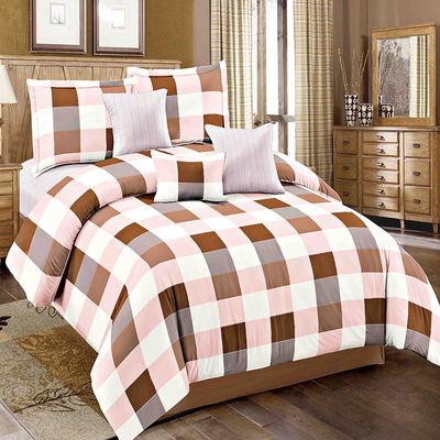 Confección personalizada de ropa de cama con rayas de hilo teñido de placas Confección personalizada de almohadillas Sí