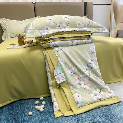 Conjunto de ropa de cama de bambú de lujo para dormir cómodamente