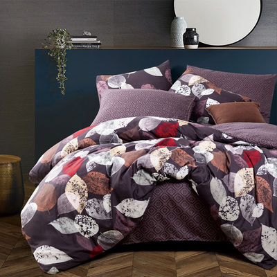 Setios de ropa de cama con cubierta de colchoneta de bordado para 100% de algodón