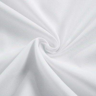 Polí algodón 300tc Hotel Blanco bordado Sábana de cama Sábana de cojín Set de almohada
