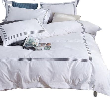 60 Cuenta Ropa pura Cama de cama de algodón para dormir cómodamente en hoteles