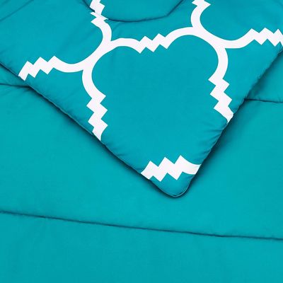 Confortador de cama en bolsa de microfibra ligero con costuras duraderas