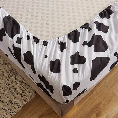 Set de hojas de vacas de tamaño completo 4PCS 1800 cuentas de hilos hojas de vacas blancas negras con bolsillos profundos