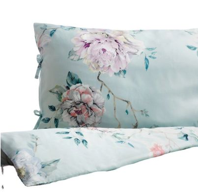 Fin de algodón Impreso de la casa textil 4 piezas de cama de la sábana de la colcha de cubierta diseño personalizable