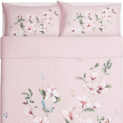 Fin de algodón Impreso de la casa textil 4 piezas de cama de la sábana de la colcha de cubierta diseño personalizable